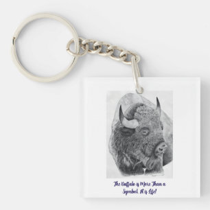 American Buffalo Key Ring