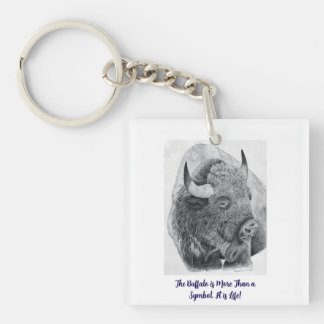 American Buffalo Key Ring