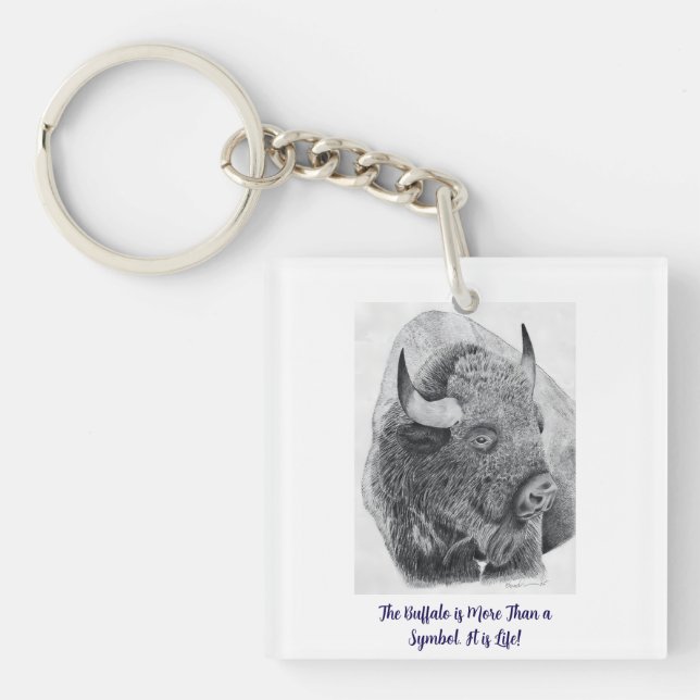 American Buffalo Key Ring (Front)