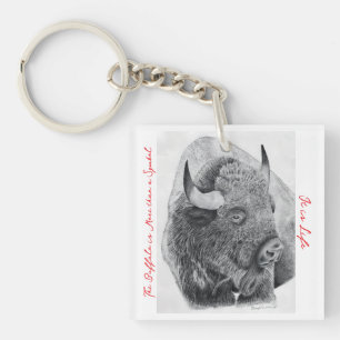American Buffalo Key Ring