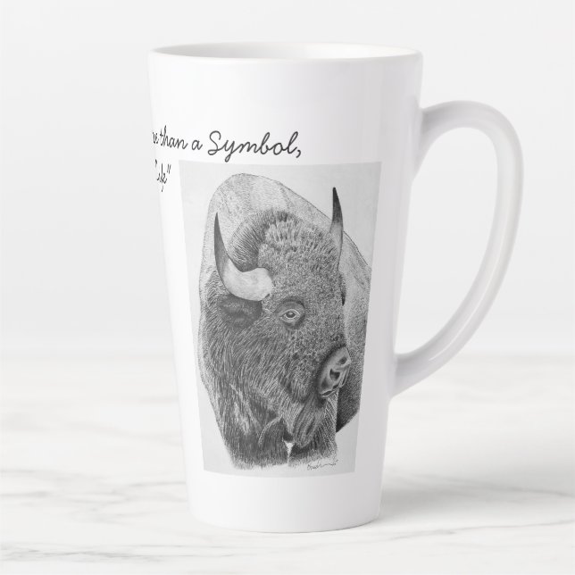 American Buffalo Latte Mug (Right)