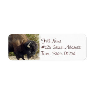 American Buffalo Return Address Label