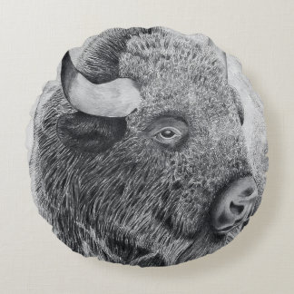 American Buffalo Round Cushion