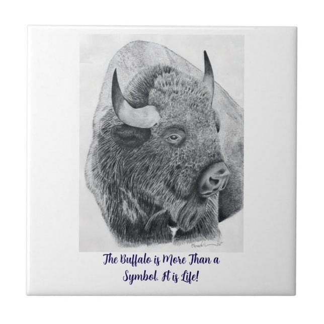 American Buffalo Tile (Front)