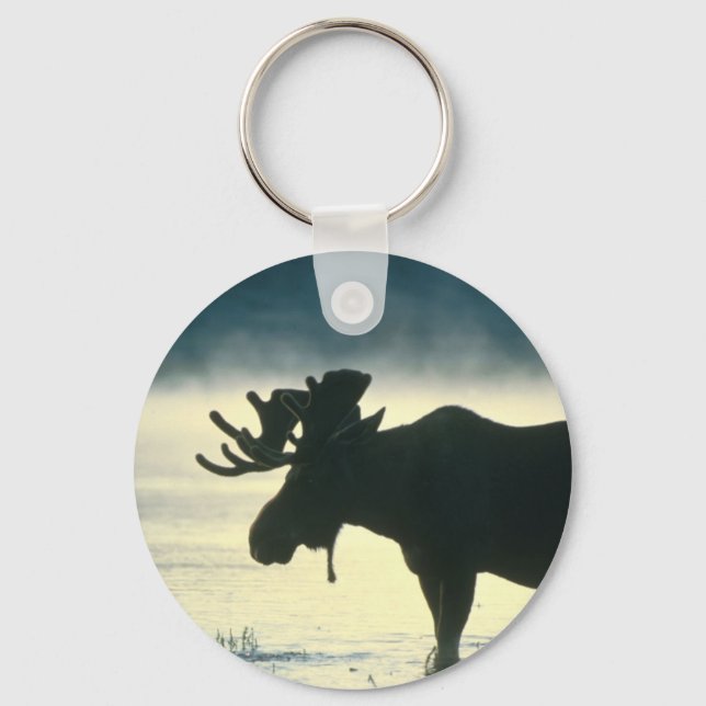 American Bull Moose Key Ring (Front)