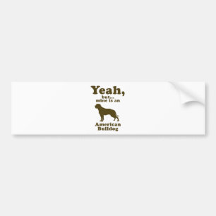 American Bulldog Bumper Sticker