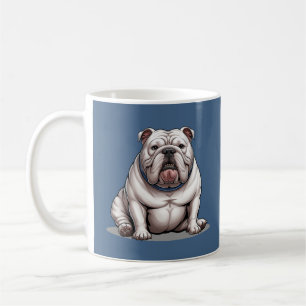 American bulldog coffee mug