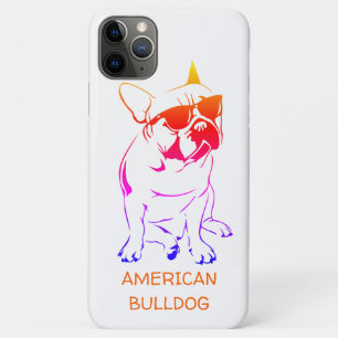 AMERICAN BULLDOG COLOURFUL iPhone 11 PRO MAX CASE
