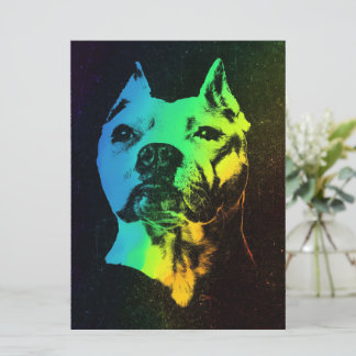 American Bulldog Colourful Gift