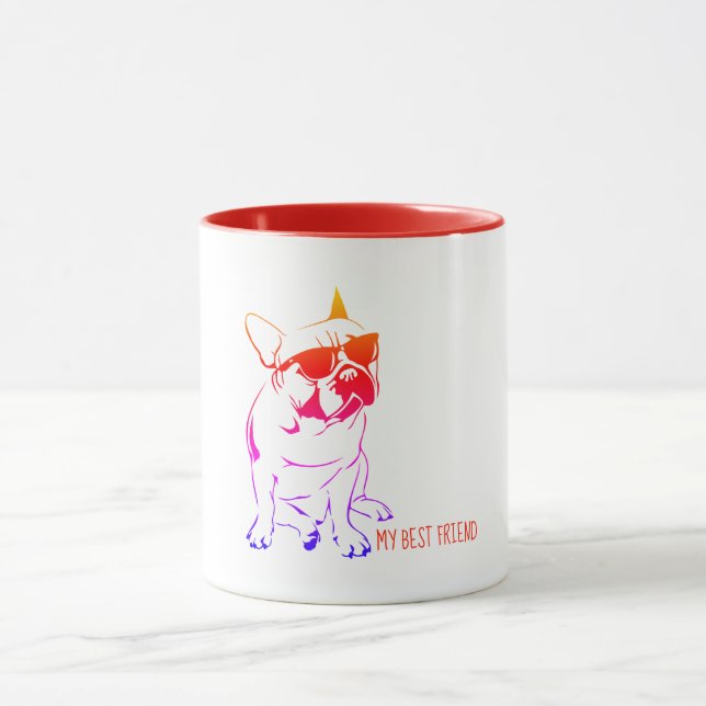 AMERICAN BULLDOG COLOURFUL MUG (Center)
