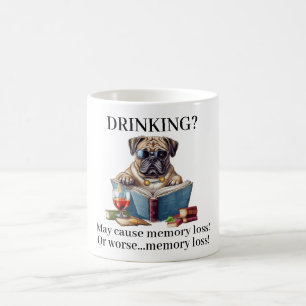 American Bulldog Drinking May Cause Memory Loss Coffee Mug