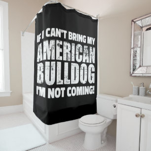 American Bulldog English Bulldog Lover Gift Shower Curtain