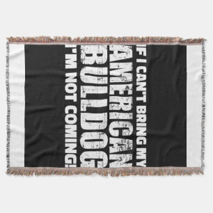American Bulldog English Bulldog Lover Gift Throw Blanket