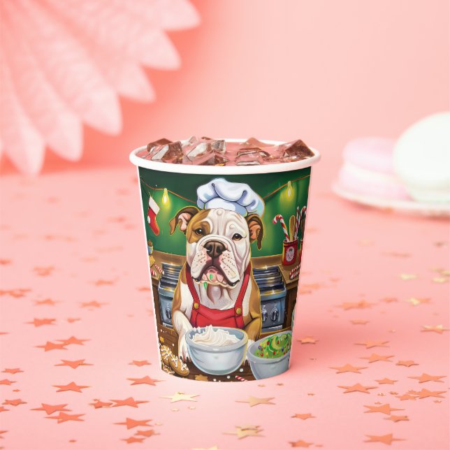 American Bulldog Holiday Baking: Festive Christmas Paper Cups (Insitu)