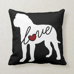 American Bulldog Love Cushion