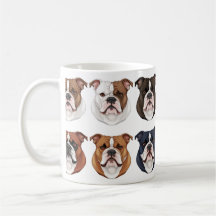 American bulldog-patterned