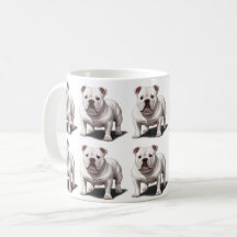 American bulldog-patterned