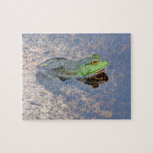 American Bullfrog in Acadia Jigsaw Puzzle