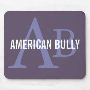American Bully Breed Monogram Mouse Mat