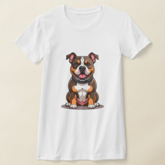 American Bully Cute Puppy Style T-Shirt