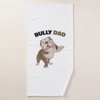 American Bully Dad Dog Owner Father Funny Men 