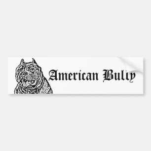 American Bully Dog bumper sticker