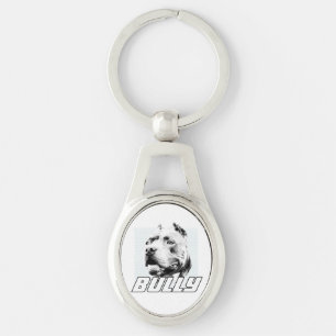 American bully dog key ring