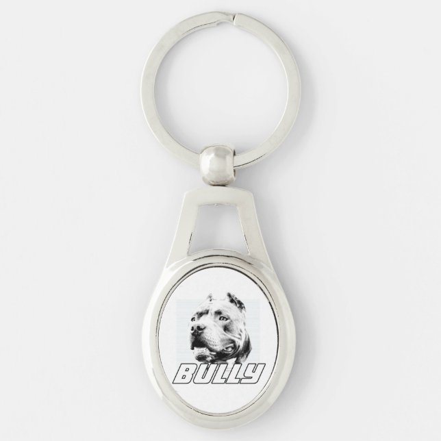 American bully dog key ring (Front)