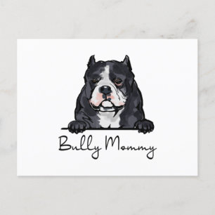 American Bully Dog Mummy Postcard