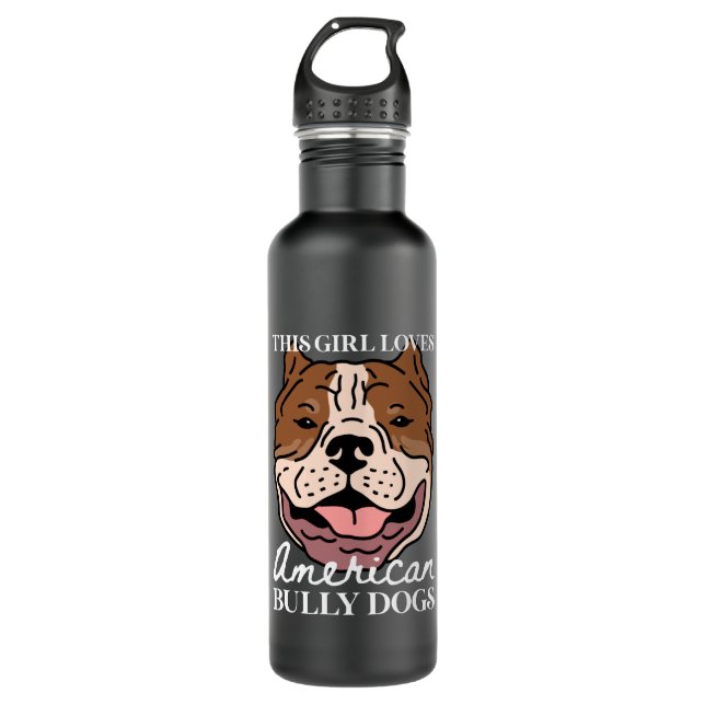 American Bully Dog Owner | American Bullys 710 Ml Water Bottle (Front)