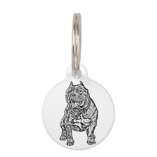 American Bully dog Pet Tag