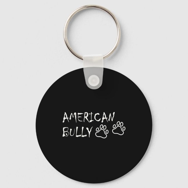 American Bully Key Ring (Front)