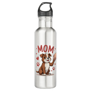 American Bully Mom Cute Dog Mama Funny Women 710 Ml Water Bottle