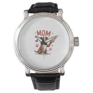 American Bully Mom Cute Dog Mama Funny Women Watch