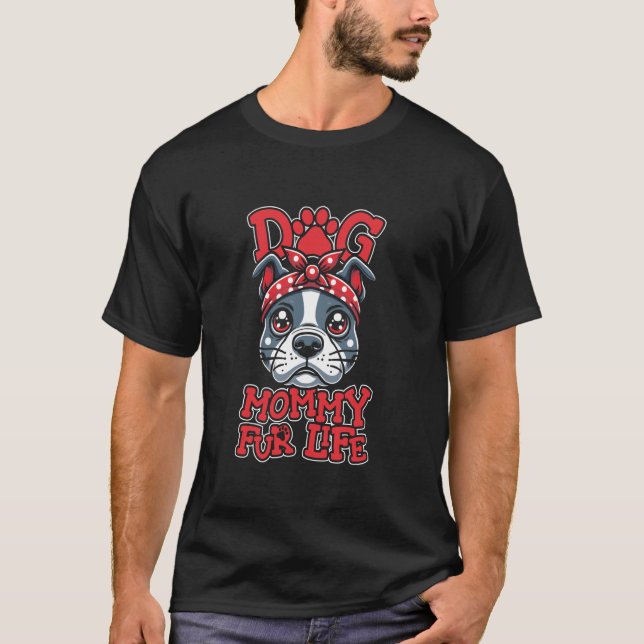 American Bully Mother Pet Breed - Bulldog Dog Mum  T-Shirt (Front)