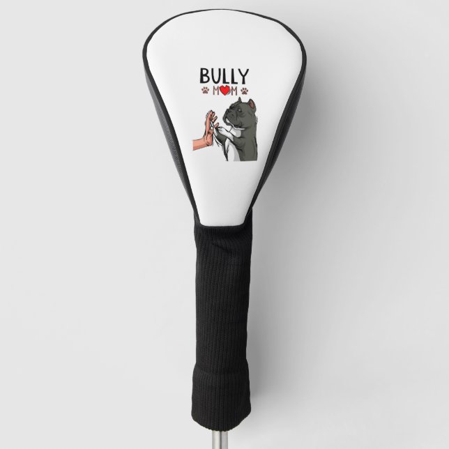 American Bully Mum Cute Dog Mama Funny Women Golf Head Cover (Front)