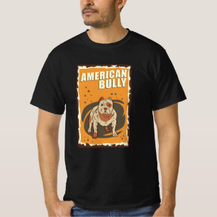 American Bully Retro Dog Owner American Bullies T-Shirt