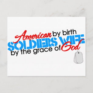 American by birth postcard