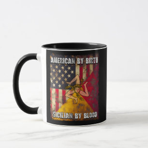 American by Birth Sicilian by Blood Mug