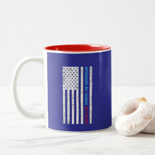 American By Choice Est.2025 Two-Tone Coffee Mug
