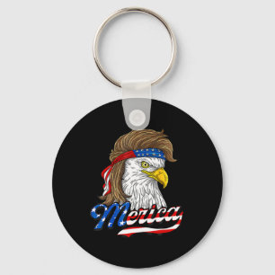 American Byld Eagle Usa Flag 4th Of July Eagle Usa Key Ring