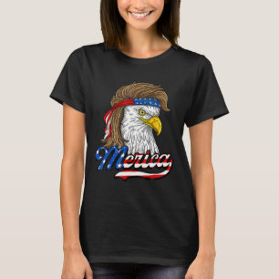 American Byld Eagle Usa Flag 4th Of July Eagle Usa T-Shirt