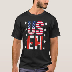 American Canadian Tee Dual Citizenship Humour 1