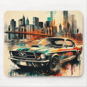 American car mouse mat