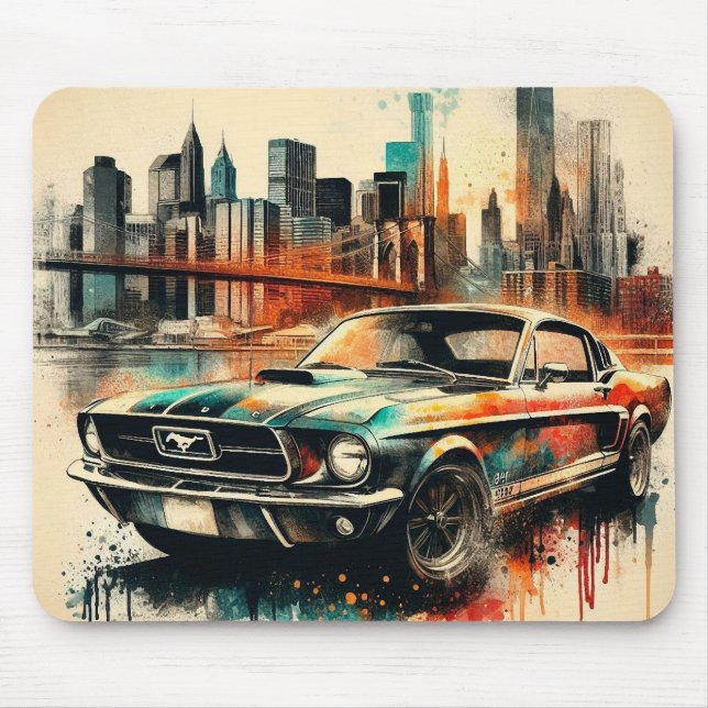 American car mouse mat (Front)