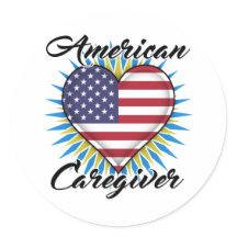 American Caregiver stickers