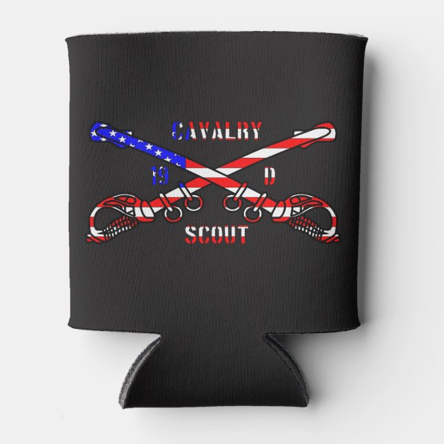American Cavalry Can Coozy Cooler (Front)