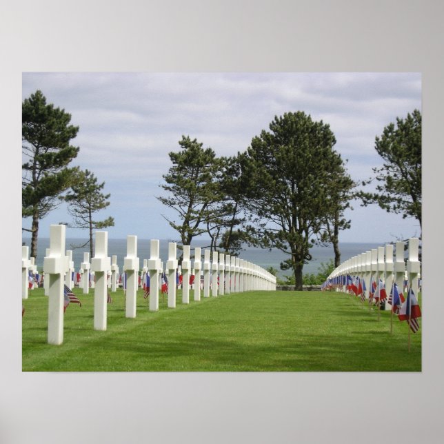 American Cemetery at Normandy Poster (Front)