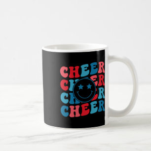 American Cheer Girl Cheerleading Retro Groovy Chee Coffee Mug