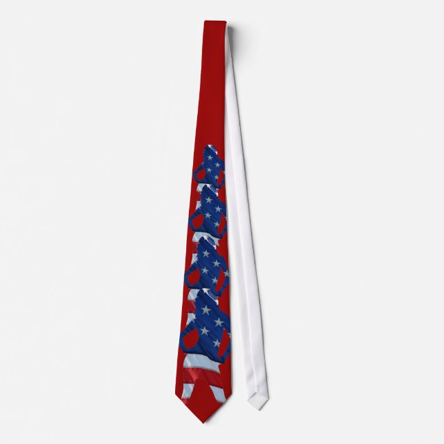 American cheerleader on any colour tie (Front)